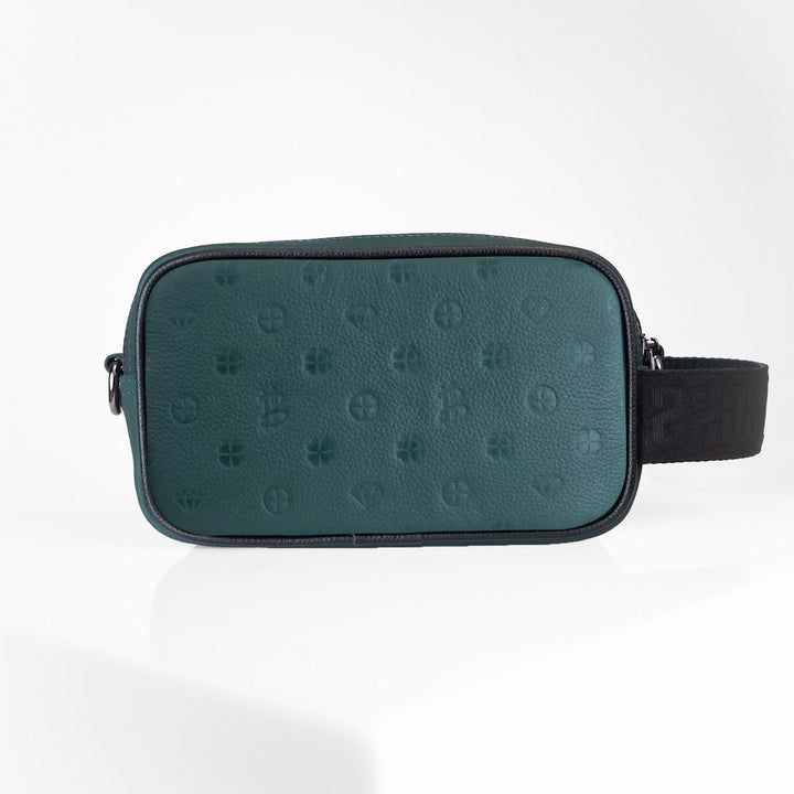 Crossbody Acapulco • Monograma Verde Bosque