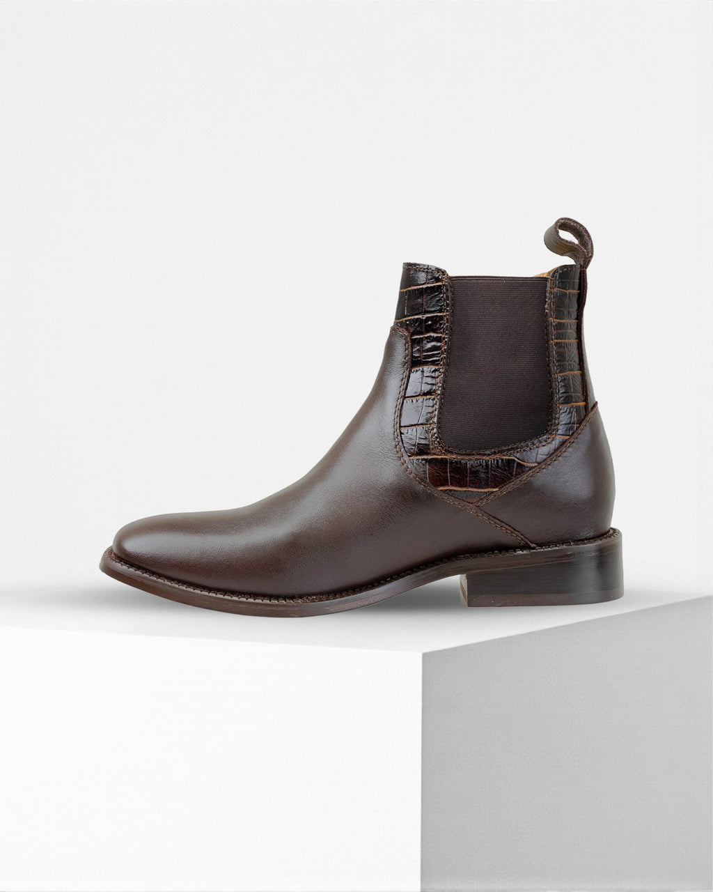 Bota Malinche • Croc Marrón