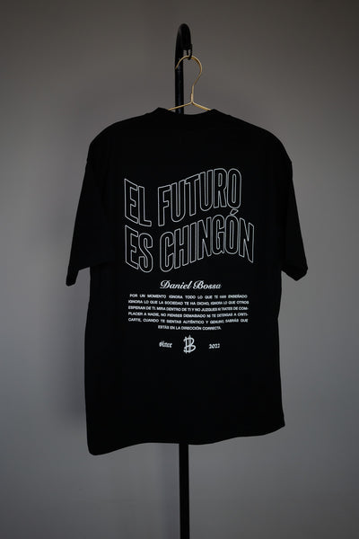Oversize El Futuro Es Chingón Black