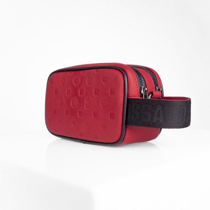 Crossbody Acapulco • Monograma Rojo