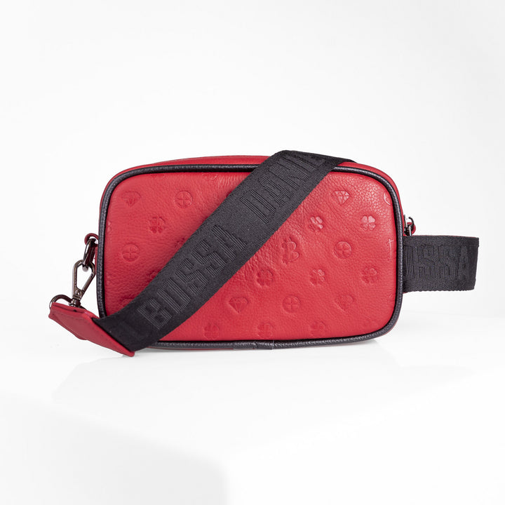 Crossbody Acapulco • Monograma Rojo