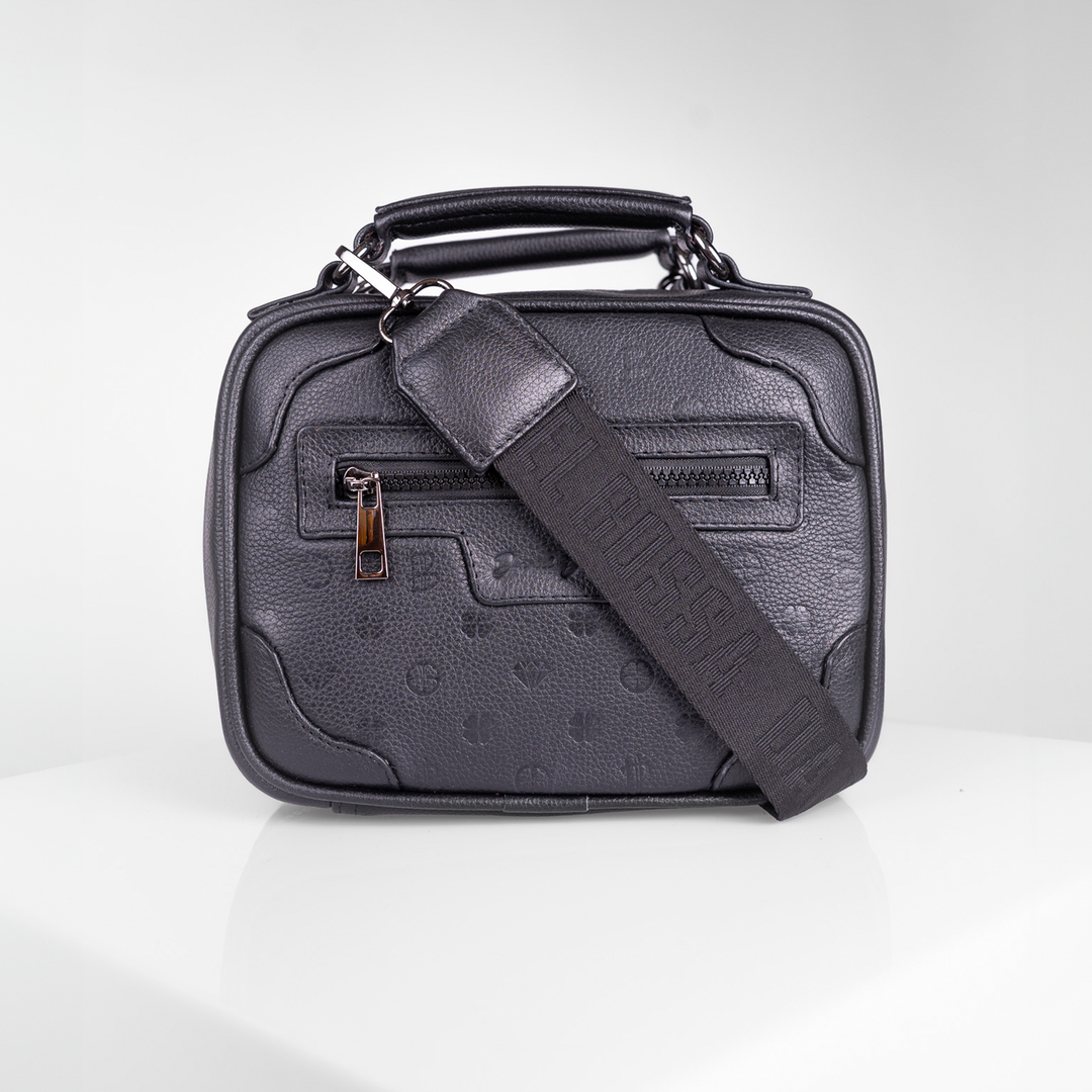 Crossbody Queretaro • Monograma Negro