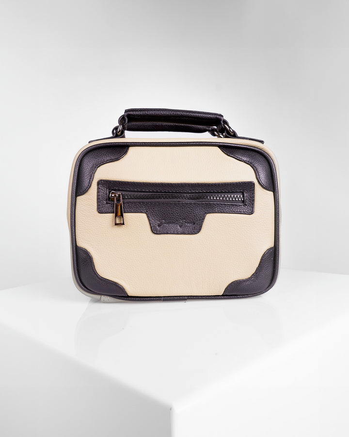 Crossbody Queretaro • Latte/Negro