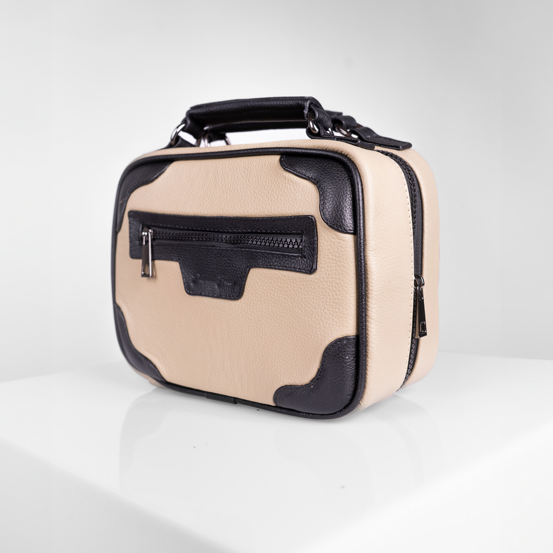 Crossbody Queretaro • Latte/Negro