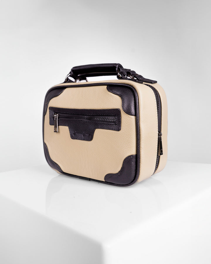Crossbody Queretaro • Latte/Negro