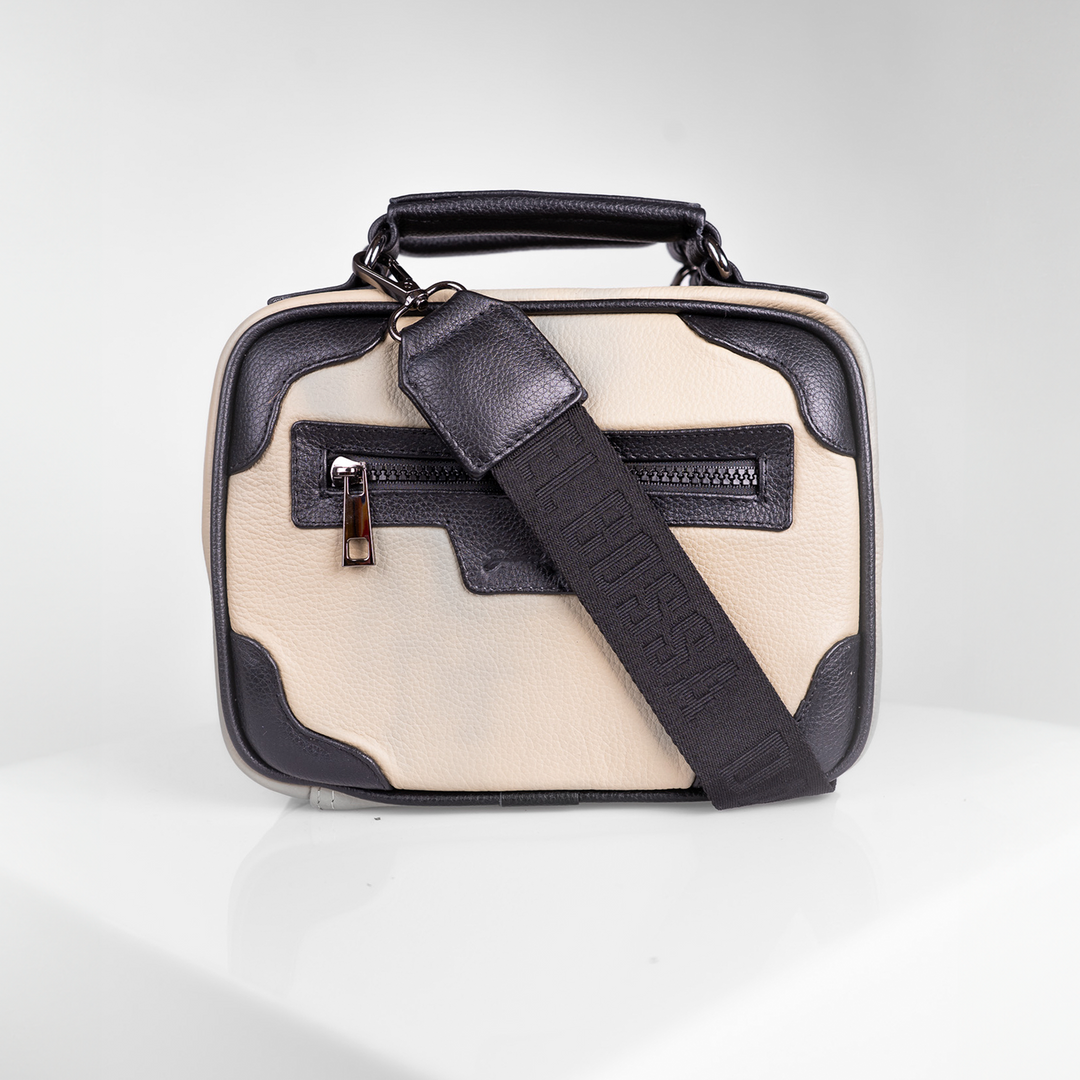Crossbody Queretaro • Latte/Negro