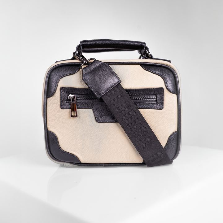 Crossbody Queretaro • Latte/Negro
