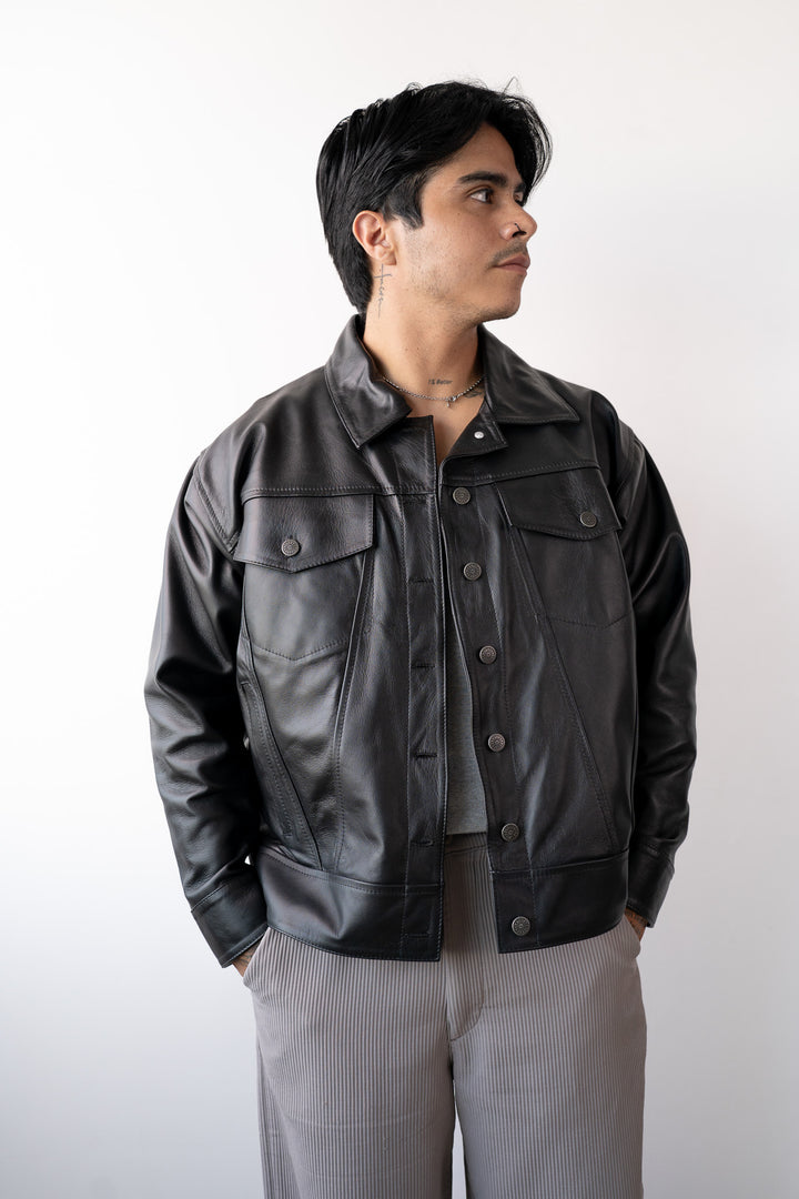 Jacket Valle • Negro Liso