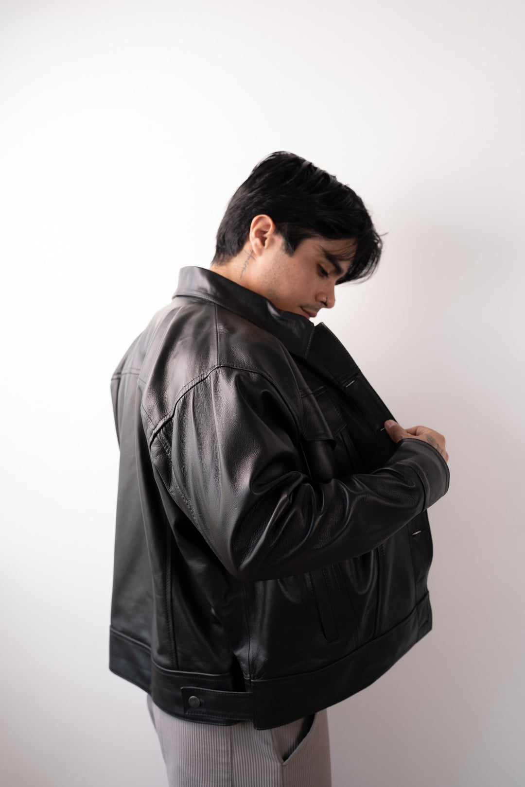 Jacket Valle • Negro Liso