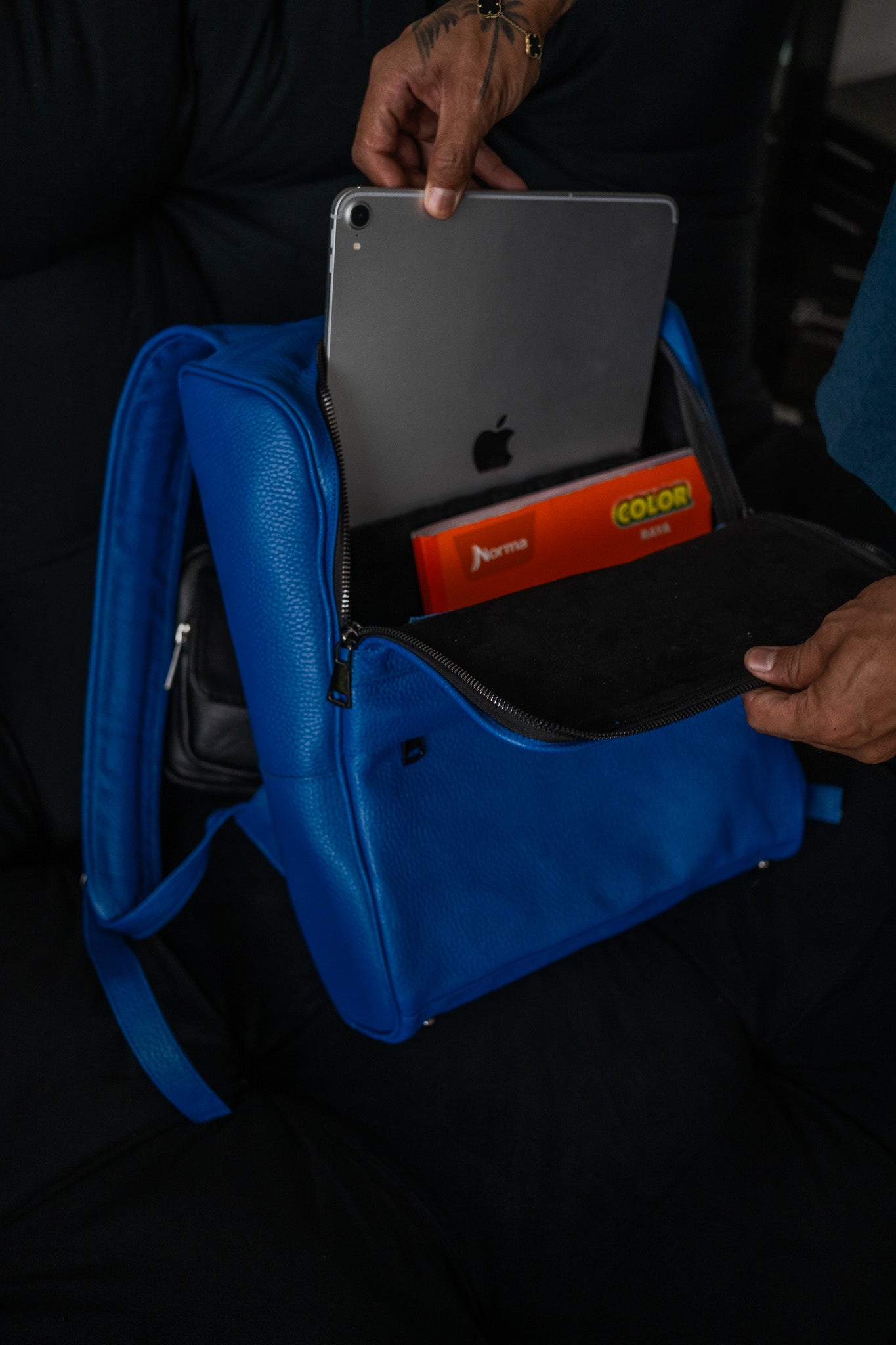Backpack Holbox Azul Neón