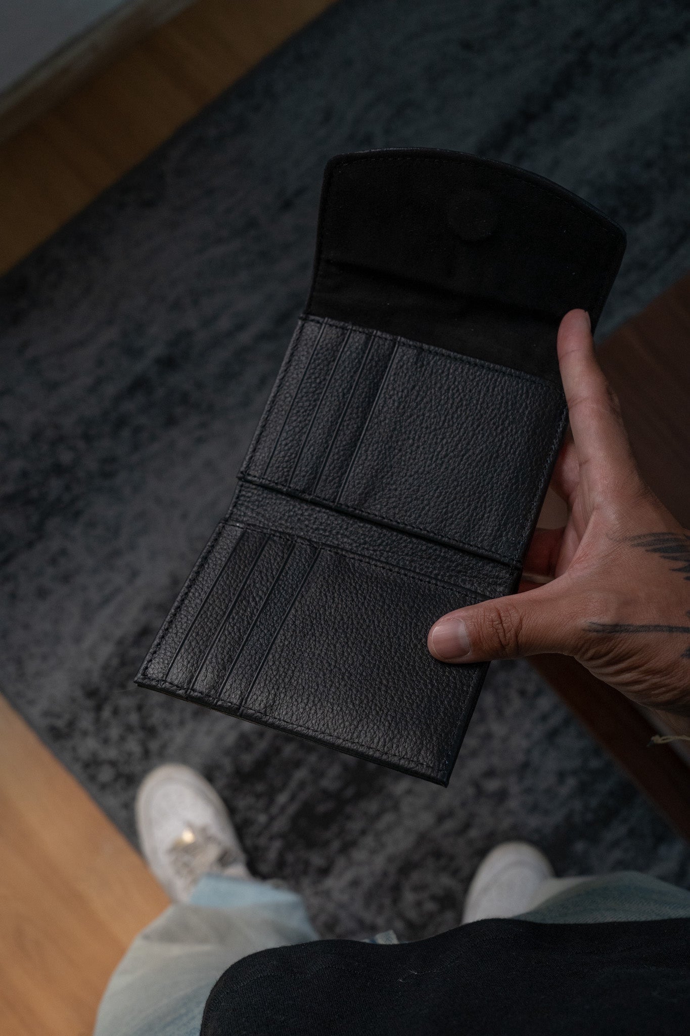 Cartera Tampico • Negro Flotter