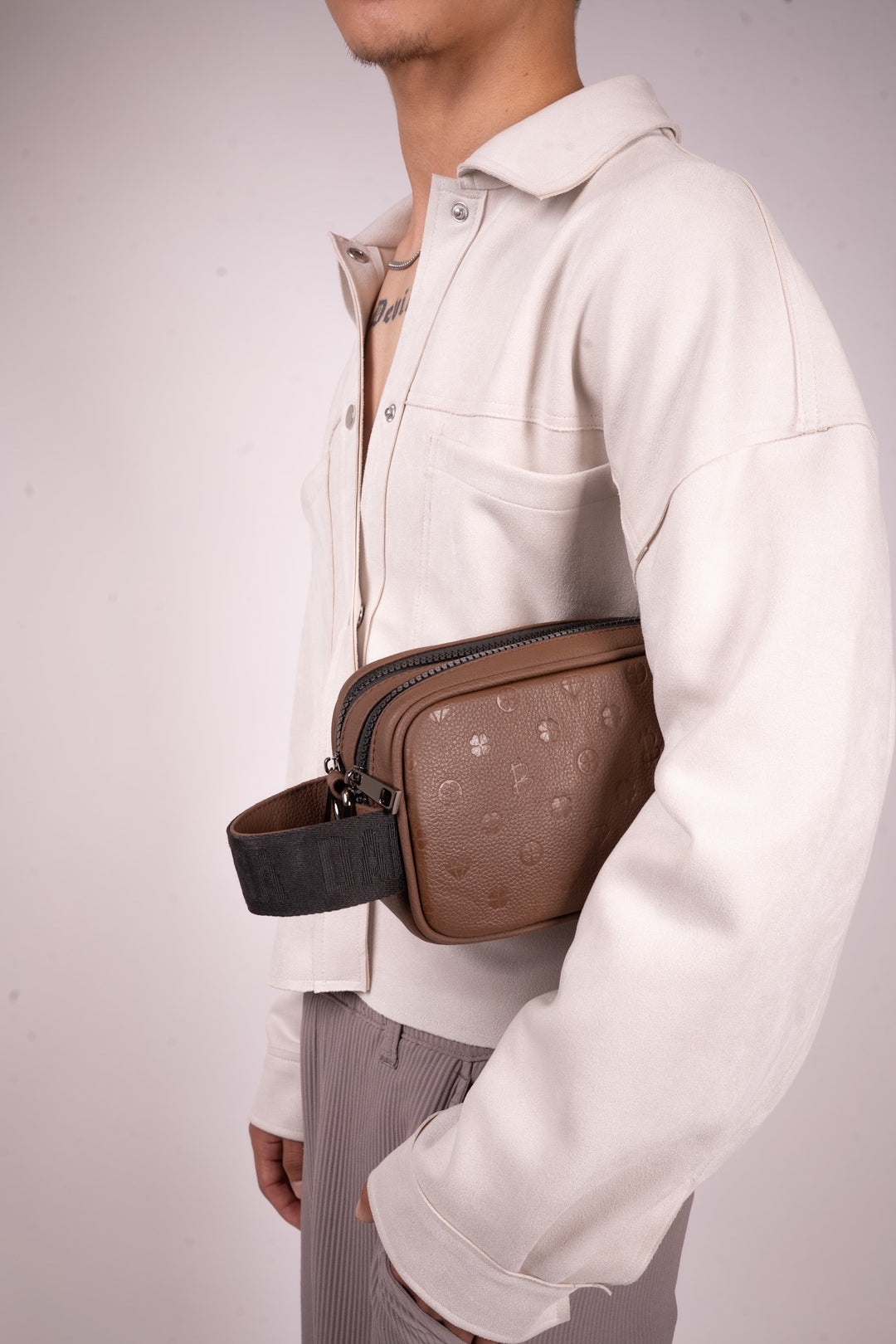 Crossbody Acapulco • Monograma Avellana