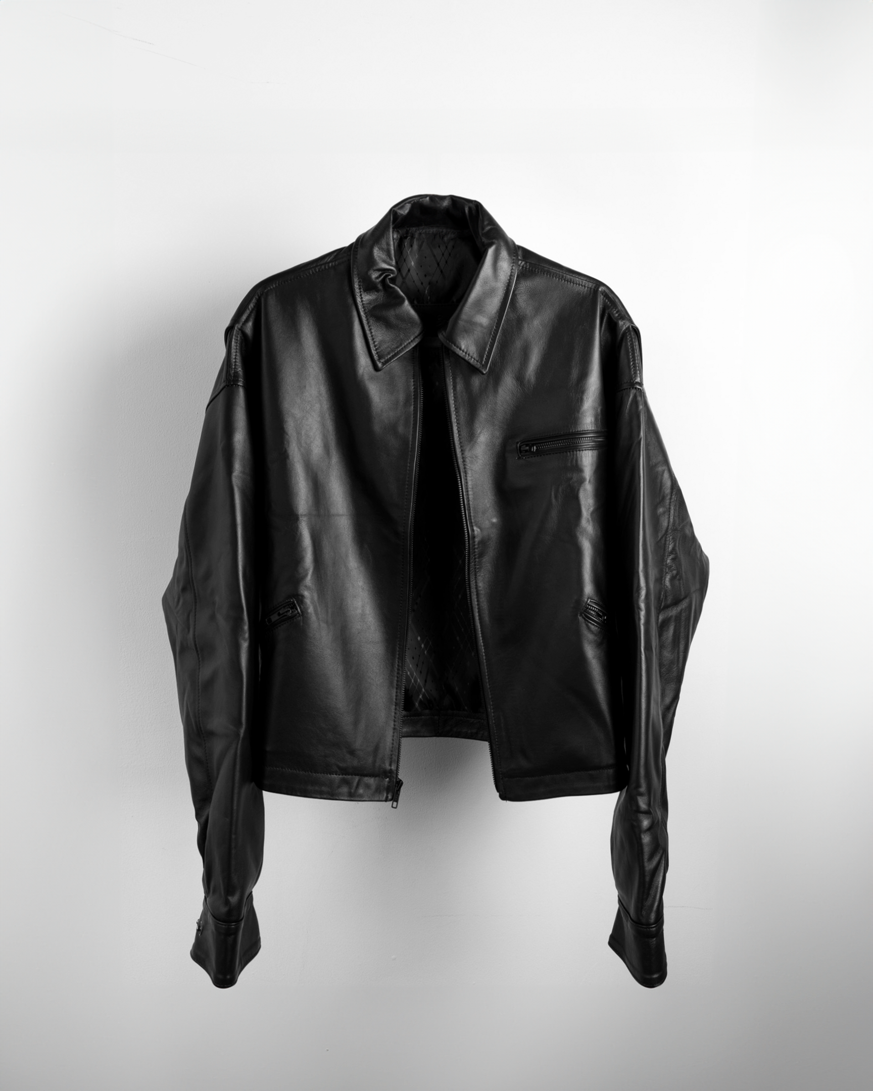Jacket Cropped Juárez • Negro Liso