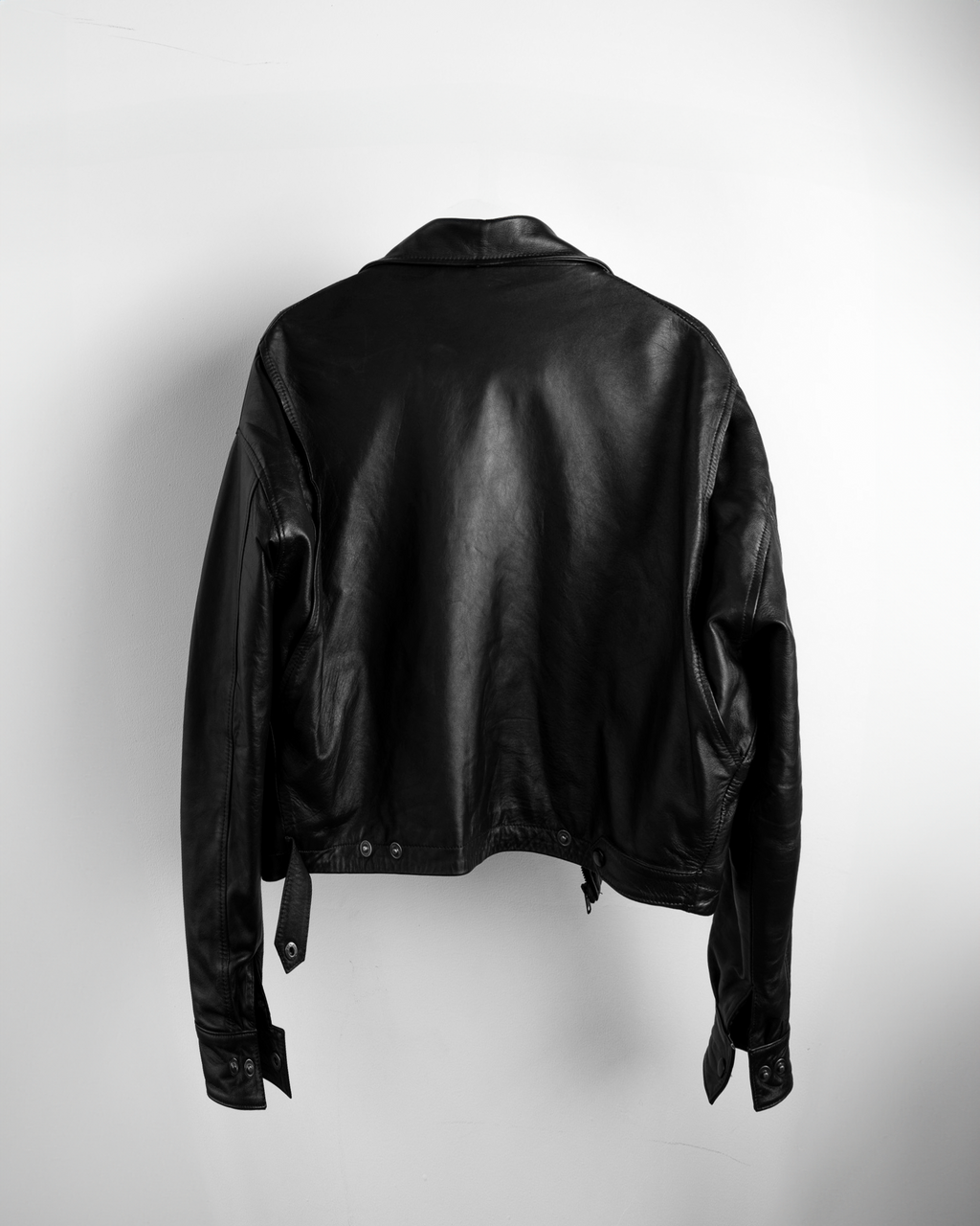 Jacket Cropped Juárez • Negro Liso