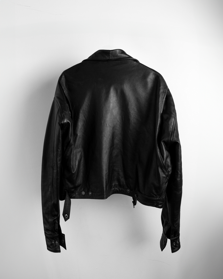 Jacket Cropped Juárez • Negro Liso