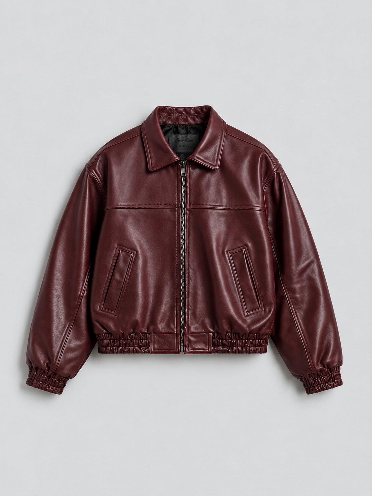 Jacket Nápoles Boxy-Fit • Vino