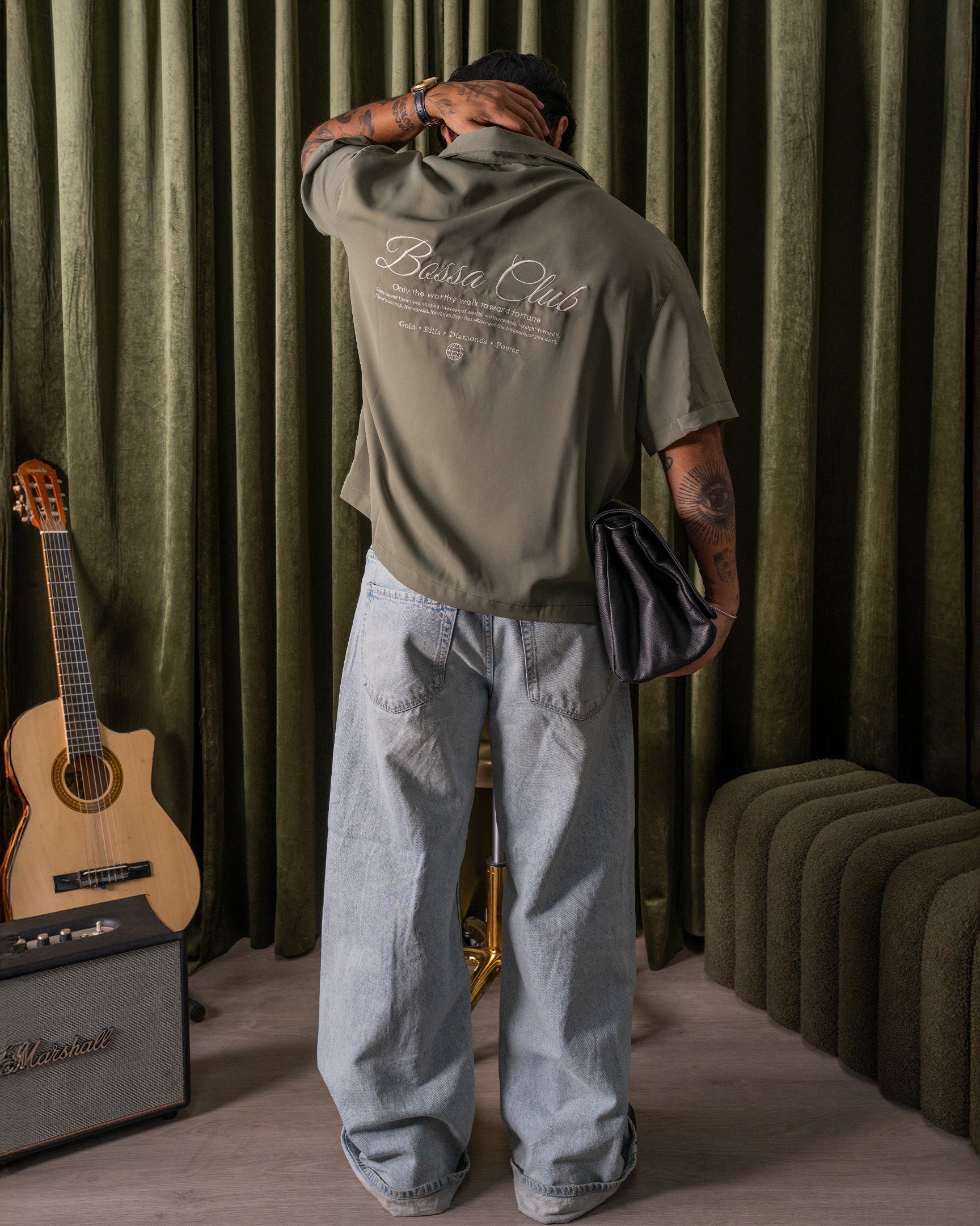 Camisa Bossa Club • Olivo