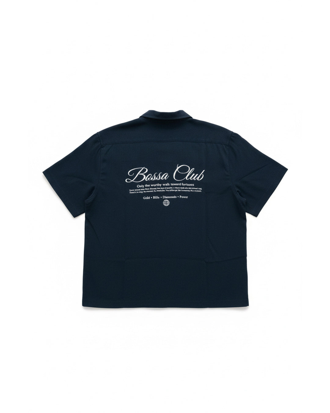 Camisa Oversized Bossa Club • Azul Noche